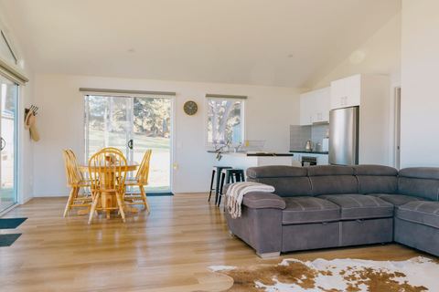 Open-plan living, kitchen and dining area